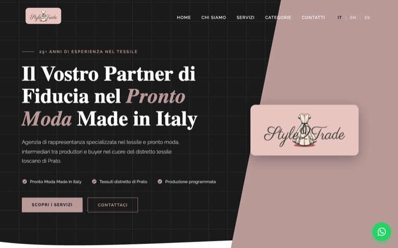 Sito Style2Trade agenzia tessile